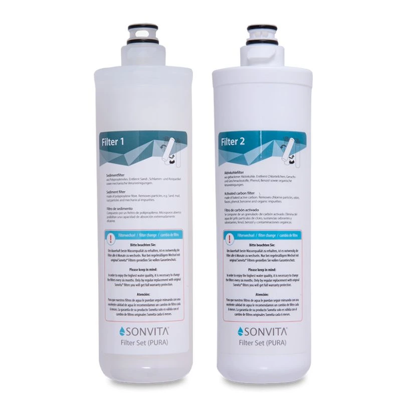 Sedimentfilter und Aktivkohlefilter als Set